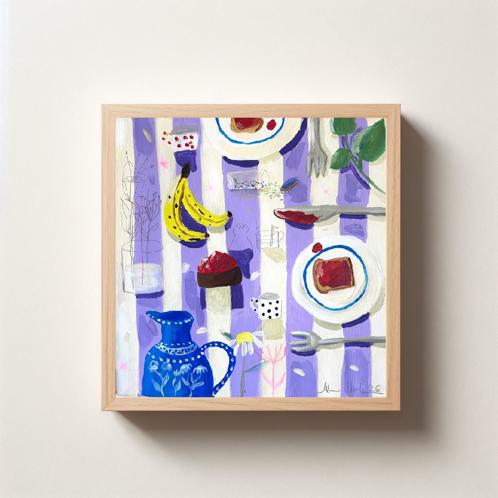 Monday Morning – Original Acrylgemälde auf Leinwand | Studio Hahn