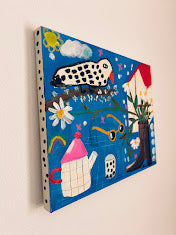 Home of grandma – Acryl, 30×24,5cm