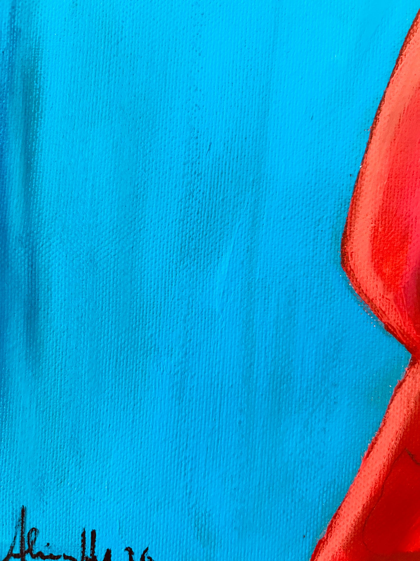 Alina Hahn - original abstraktes Öl/ Acryl Gemälde Shopping