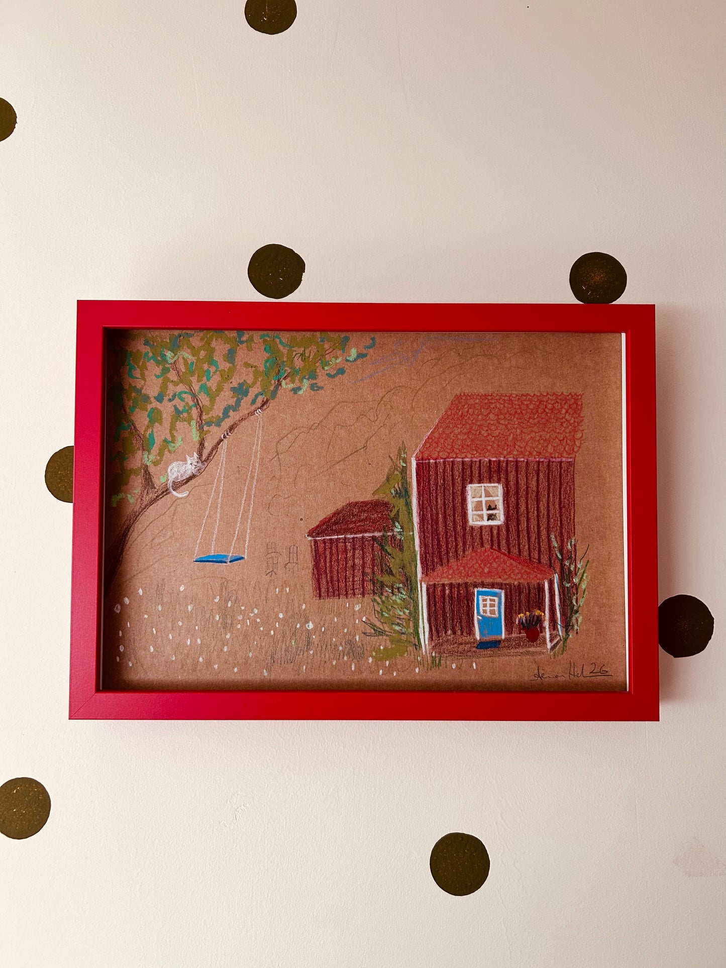 Let it Dangle – Original Illustration & Zeichnung | Alina Hahn