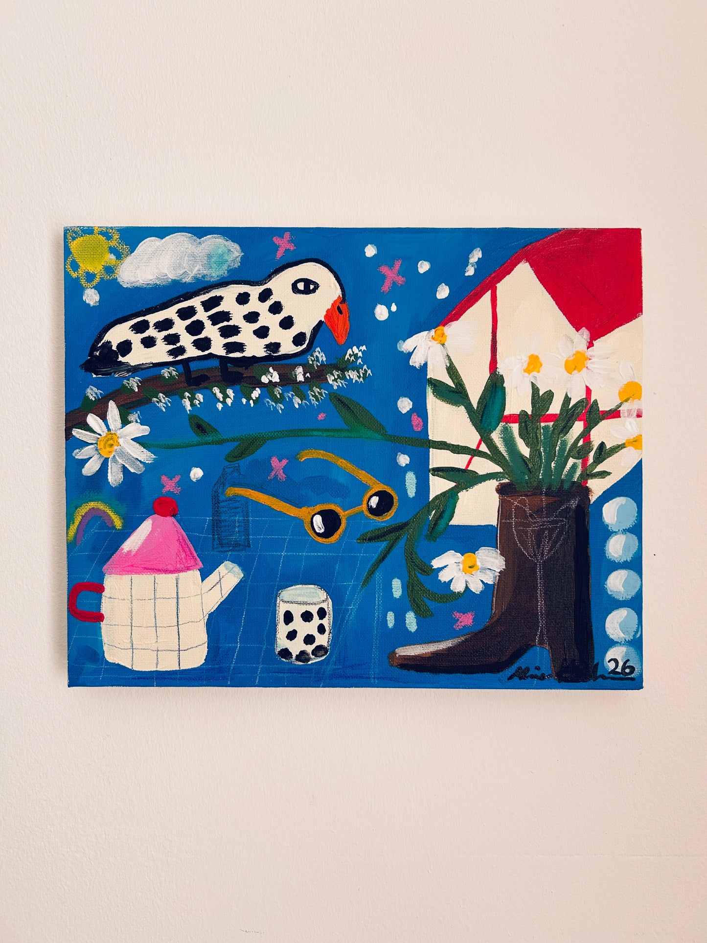Home of grandma – Acryl, 30×24,5cm