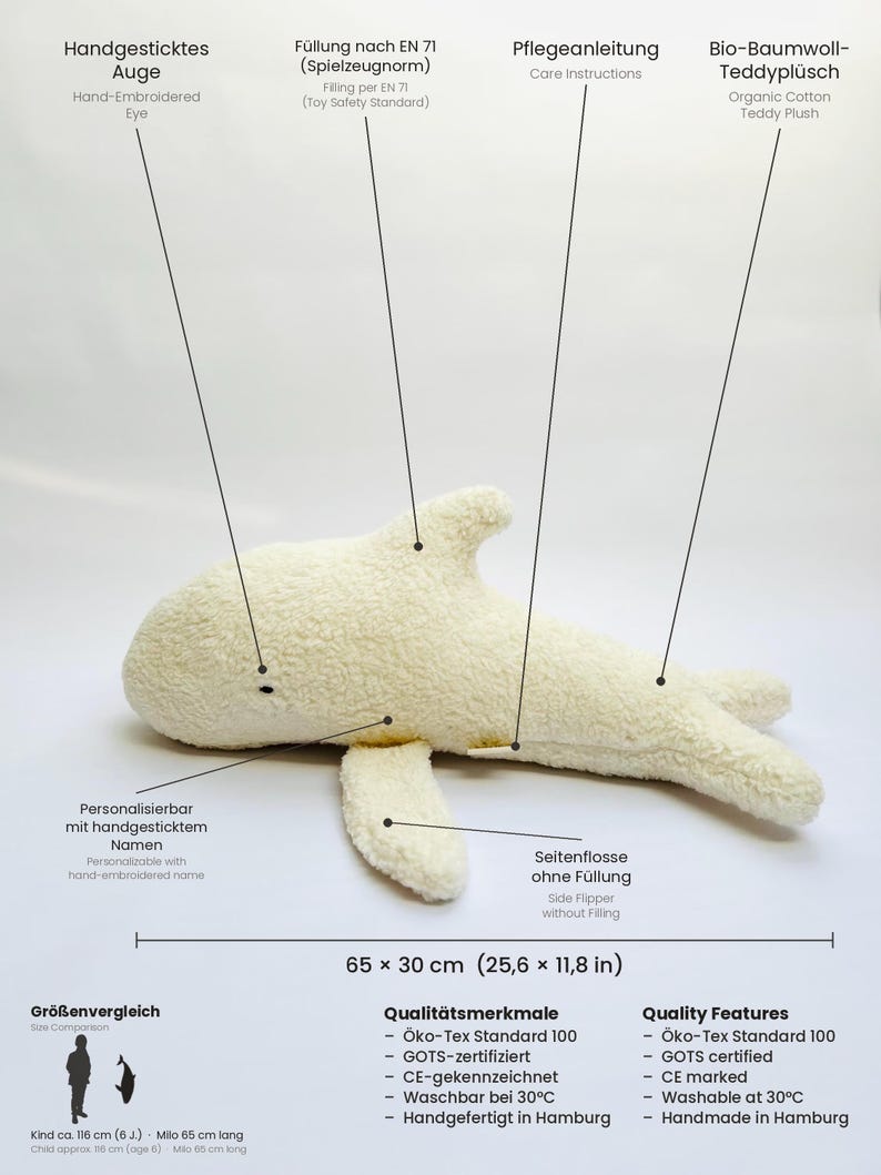 Milo – Wal Kuscheltier