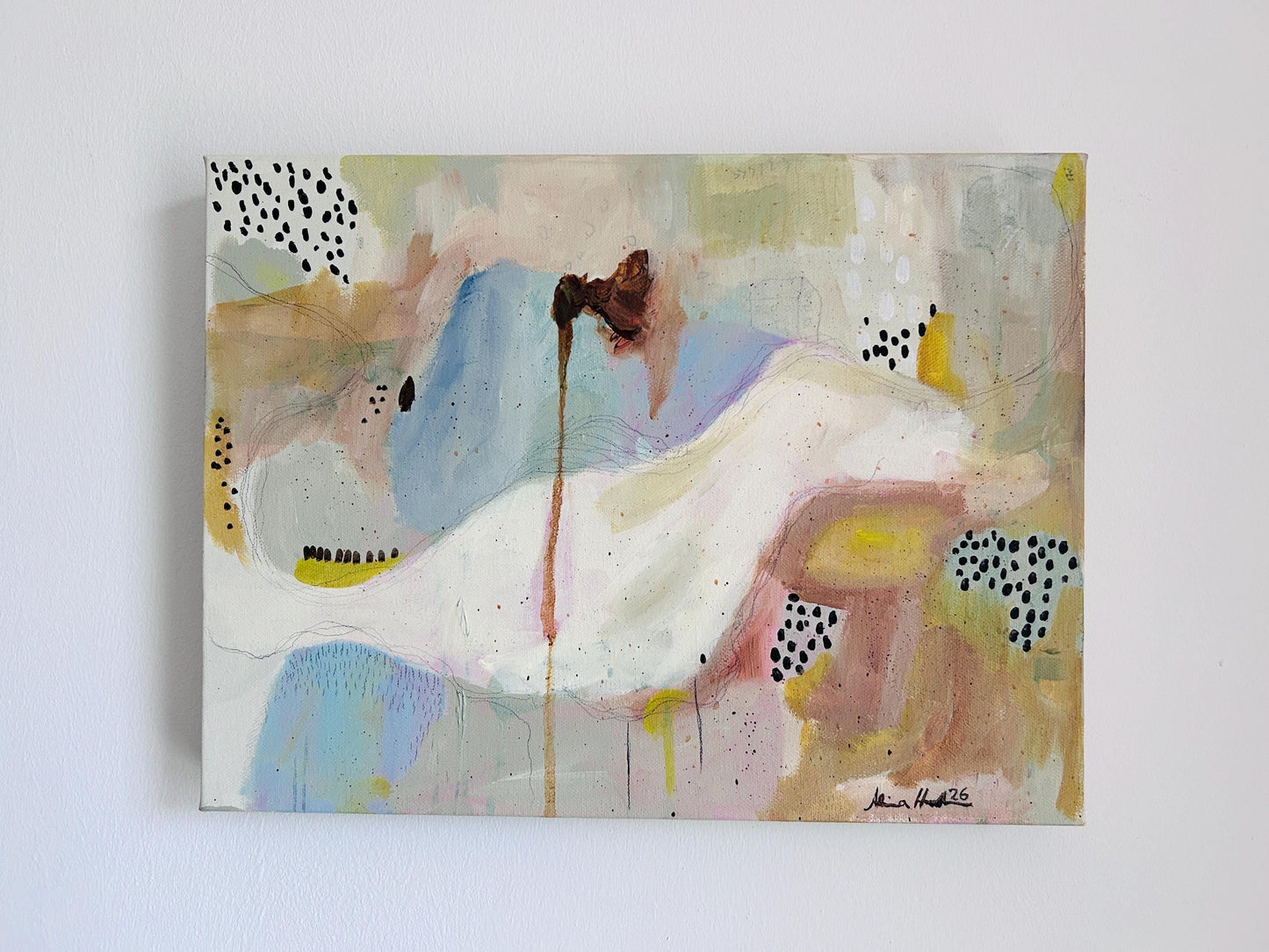 Abstraktes Acrylgemälde Portal 2 – Studio Hahn